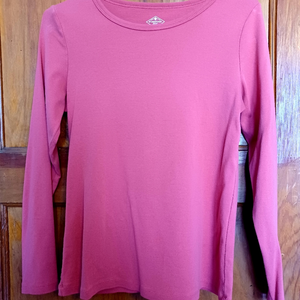 Salmon/pink long sleeve shirt